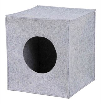 Trixie Kattenmand Iglo Anton Grijs 37X33X33 CM