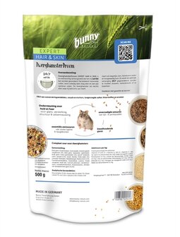 Bunny Nature Dwerghamsterdroom Expert Hair &amp; Skin 500 GR