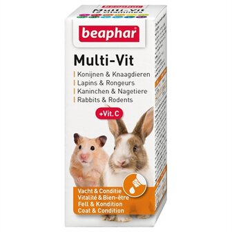 Beaphar Multi-Vitamine Knaagdier En Konijnen 20 ML