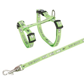 Trixie Konijnentuig Met Riem Baby Bunny Assorti 20-33X0,8+125 CM