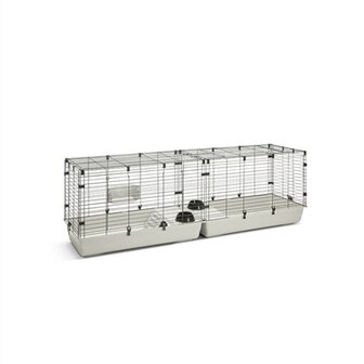 Savic Clubix 200 Knaagdierkooi Zwart / Lichtgrijs 200X50X63,5 CM