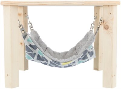 Trixie Schuilplaats Met Hangmat Sunny Assorti / Grijs 37X37X29 CM