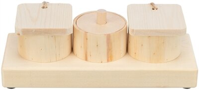 Trixie Snack Cups Voor Ratten En Konijnen Hout 15X45X6 CM