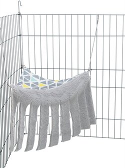 Trixie Grot En Hangmat Voor Knaagdieren En Konijnen Sunny Pluche 41X27X23 CM