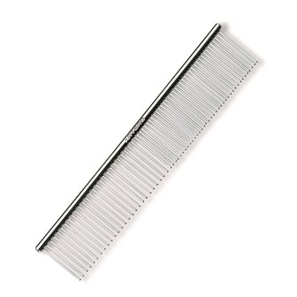 Artero Metalen Kam Fijn/Grof Met Ronde Greep GROOT 19 CM