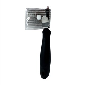 Tools-2-Groom Klittenkam Kunststof Greep 17,5 CM