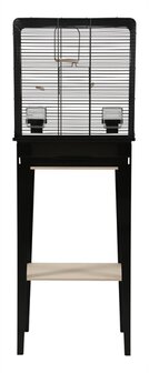 Zolux Vogelkooi Chic Loft Met Meubel Zwart 124X44,5X28 CM