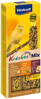Vitakraft Kanarie Kracker Honing/Fruit/Ei 3 IN 1