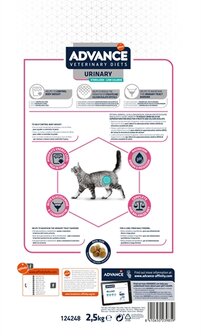 Advance Veterinary Diet Cat Urinary Sterilized Minder Calorie&euml;n 2,5 KG