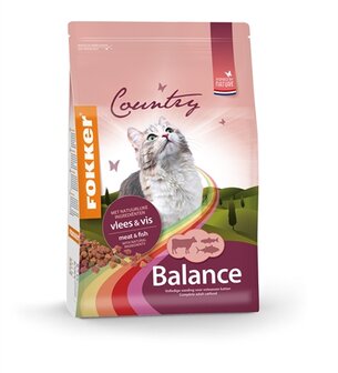 Fokker Kat Country Balance Vlees &amp; Vis 10 KG