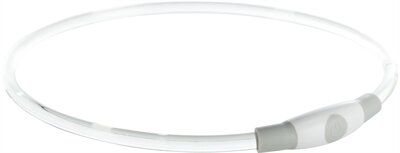 Trixie Lichtgevende Halsband Usb Flash Light Oplaadbaar Tpu Multi 40X0,8 CM