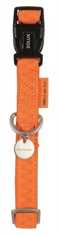 Macleather Halsband Oranje 20-40X1,5 CM