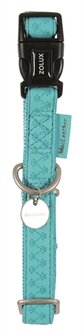 Macleather Halsband Blauw 20-40X1,5 CM