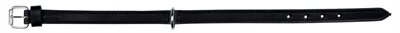 Trixie Halsband Hond Active Leer Zwart 27-32X1,4 CM