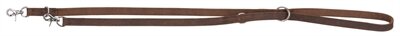 Trixie Hondenriem Rustic Verstelbaar Vetleer Donkerbruin 200X1,2 CM