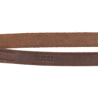 Trixie Hondenriem Rustic Verstelbaar Vetleer Donkerbruin 200X2 CM