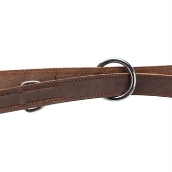 Trixie Hondenriem Rustic Verstelbaar Vetleer Donkerbruin 200X2 CM
