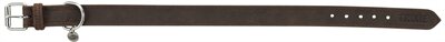 Trixie Halsband Hond Rustic Vetleer Donkerbruin 37-44X2,5 CM