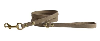 Sazzz Hondenriem Passion Classic Leer Taupe 147X1,5 CM