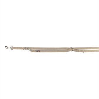 Trixie Hondenriem Premium Verstelbaar Zand Taupe 200X1,5 CM