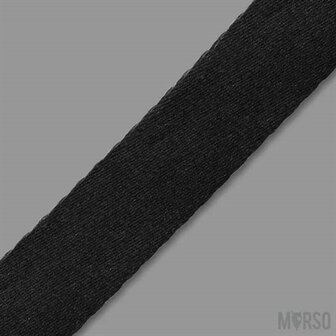 Morso Halsband Hond Gerecycled Pureness Zwart 43-70X2,5 CM
