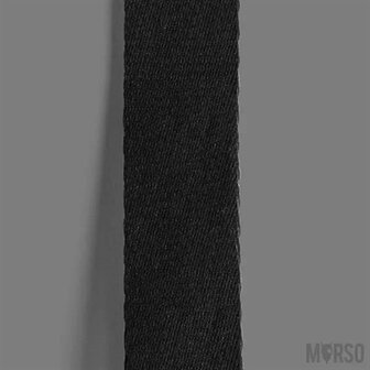 Morso Hondenriem Gerecycled Pureness Zwart 120X1,5 CM TOT 6 KG