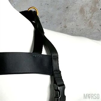 Morso Norwegian Hondentuig Gerecycled Gold Caviar Goud 41-56X38 CM
