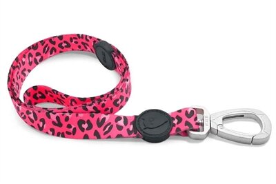 Morso Hondenriem Gerecycled Bubble Leo Roze 120X1,5 CM TOT 6 KG