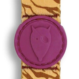 Morso Halsband Hond Gerecycled Jungle Drum Oranje 43-70X2,5 CM