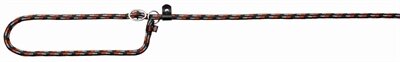 Trixie Hondenriem Mountain Rope Retriever Zwart / Oranje 170X1,3 CM
