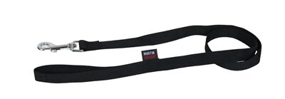 Martin Hondenriem Basic Nylon Zwart 120X1 CM