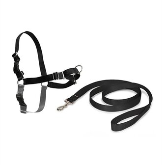Petsafe Easy Walk Anti-Trek Tuig Zwart L