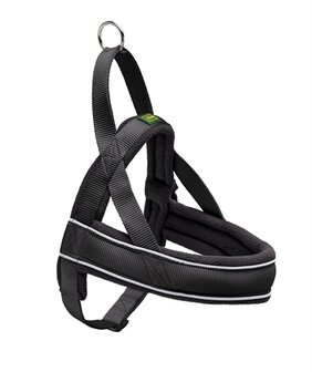 Hunter Harnas Norweger Racing Nylon Zwart / Zwart MEDIUM 52-62X2,5 CM