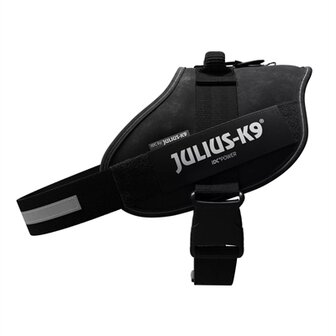 Julius K9 Idc Power-Harnas / Tuig Voor Labels Zwart MAAT 3/85-112 CM