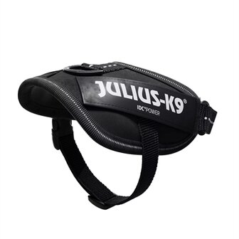 Julius K9 Idc Power-Harnas / Tuig Voor Labels Zwart BABY 2/35-43 CM