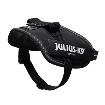 Julius K9 Idc Power-Harnas / Tuig Voor Labels Zwart MINI MINI/40-53 CM