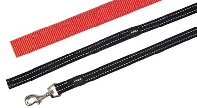 Rogz For Dogs Fanbelt Long Lijn Oranje 20 MMX1,8 MTR