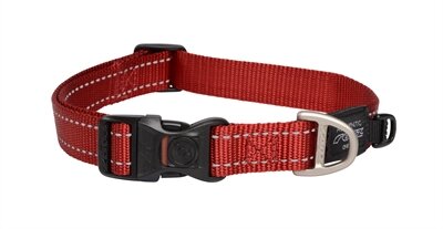 Rogz For Dogs Fanbelt Halsband Rood 20 MMX34-56 CM