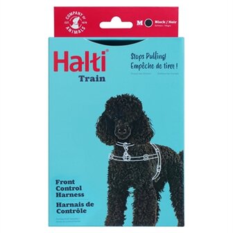 Halti Harness Front Control Zwart MEDIUM