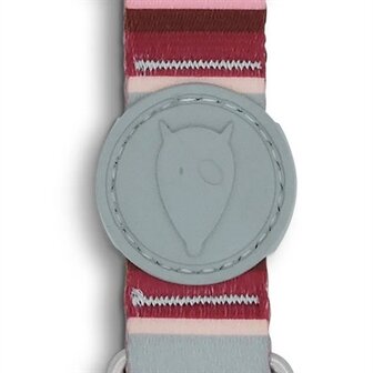 Morso Norwegian Hondentuig Gerecycled Skyline Rood / Roze 39-48X35 CM
