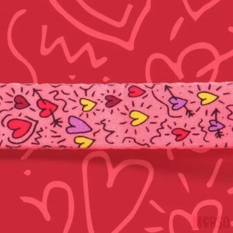 Morso Halsband Hond Gerecycled Pink Think Roze 43-70X2,5 CM
