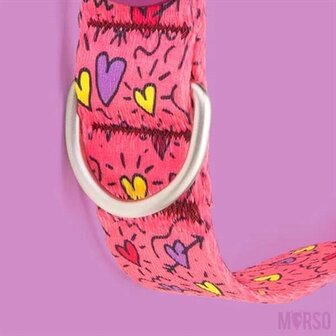 Morso Halsband Hond Gerecycled Pink Think Roze 43-70X2,5 CM