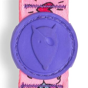 Morso Halsband Hond Gerecycled Sweet Tweet Roze 30-42X1,5 CM