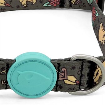 Morso Halsband Hond Gerecycled Ink Tank Groen 43-70X2,5 CM