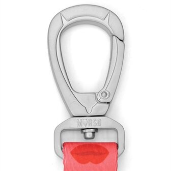 Morso Hondenriem Gerecycled Lipstick Roze 120X1,5 CM TOT 6 KG