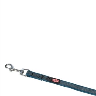 Trixie Hondenriem Sleeplijn Met Rubber Anti Slip Petrol Blauw L/XL 5 MTR X 1,7 CM