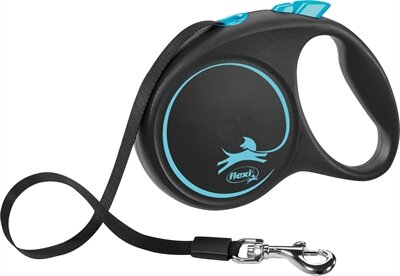 Flexi Rollijn Black Design Tape Blauw  M 5 MTR TOT 25 KG