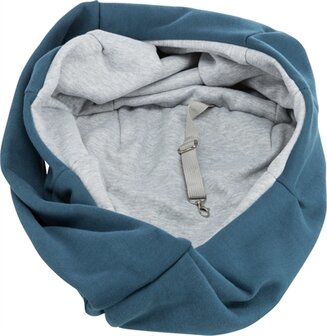Trixie Draagtas Buikdrager Sling Blauw / Grijs 22X20X60 CM