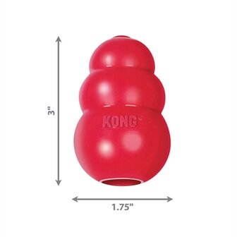 Kong Classic Rood SMALL 4,5X4,5X7,5 CM