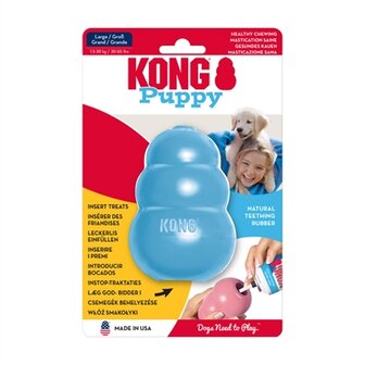 Kong Puppy Roze Of Blauw Assorti LARGE 10X7X7 CM